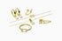 Ameya अमेय | Bergkristall | Ring | 18K Vermeil Vergoldung